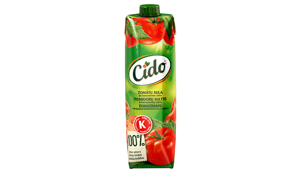 Pomidorų sultys CIDO (100%), 1 l