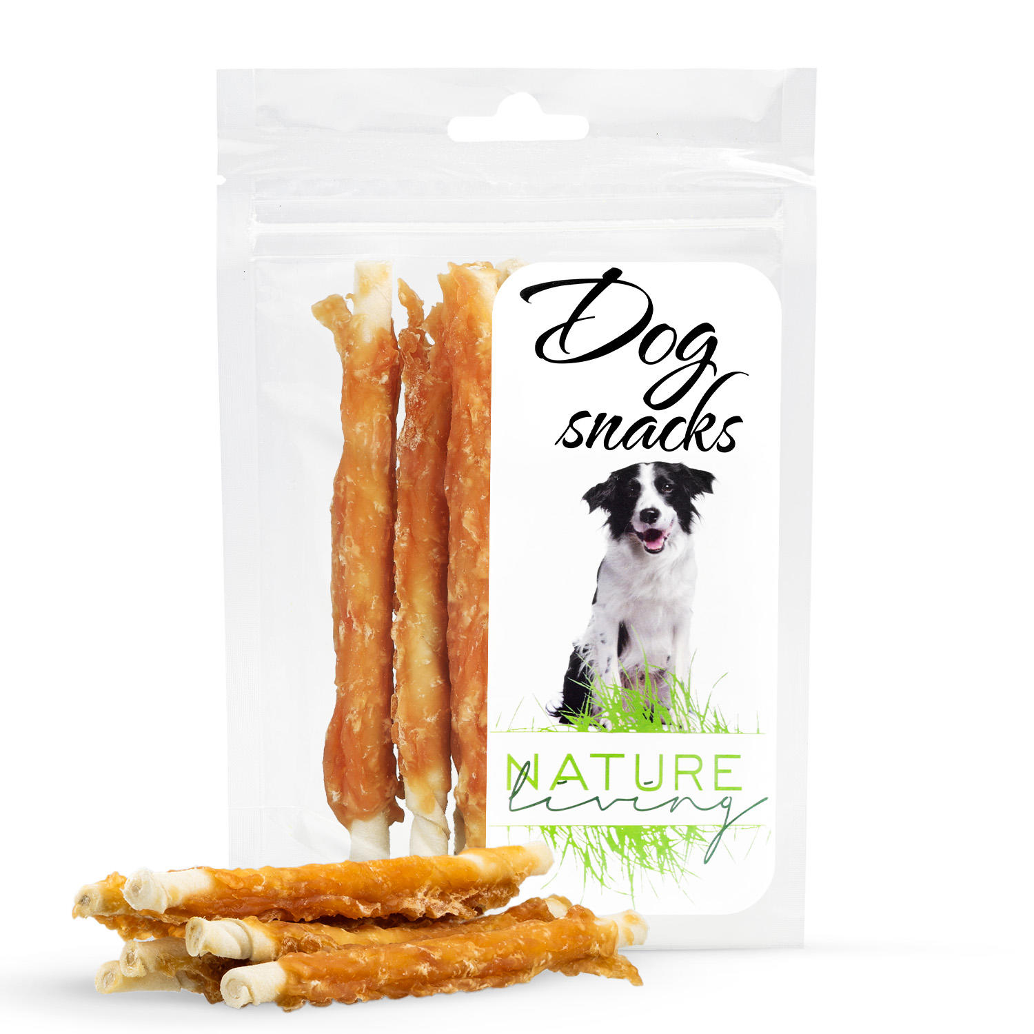 Šunų ėdalo papild. NATURE LIVING (galv. odos pagal.su višt.), 75 g