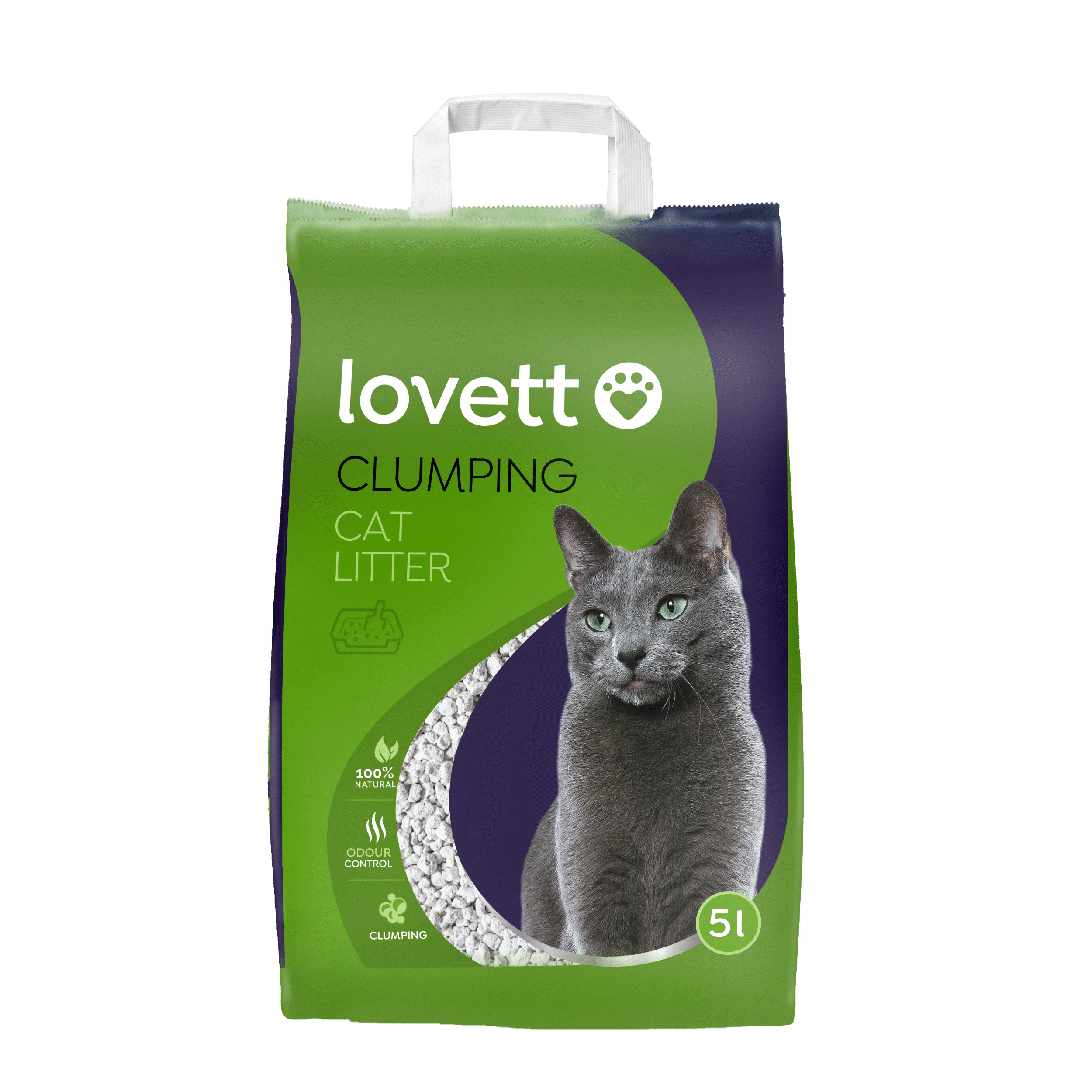 Sušokantis kačių kraikas LOVETT, 5 l