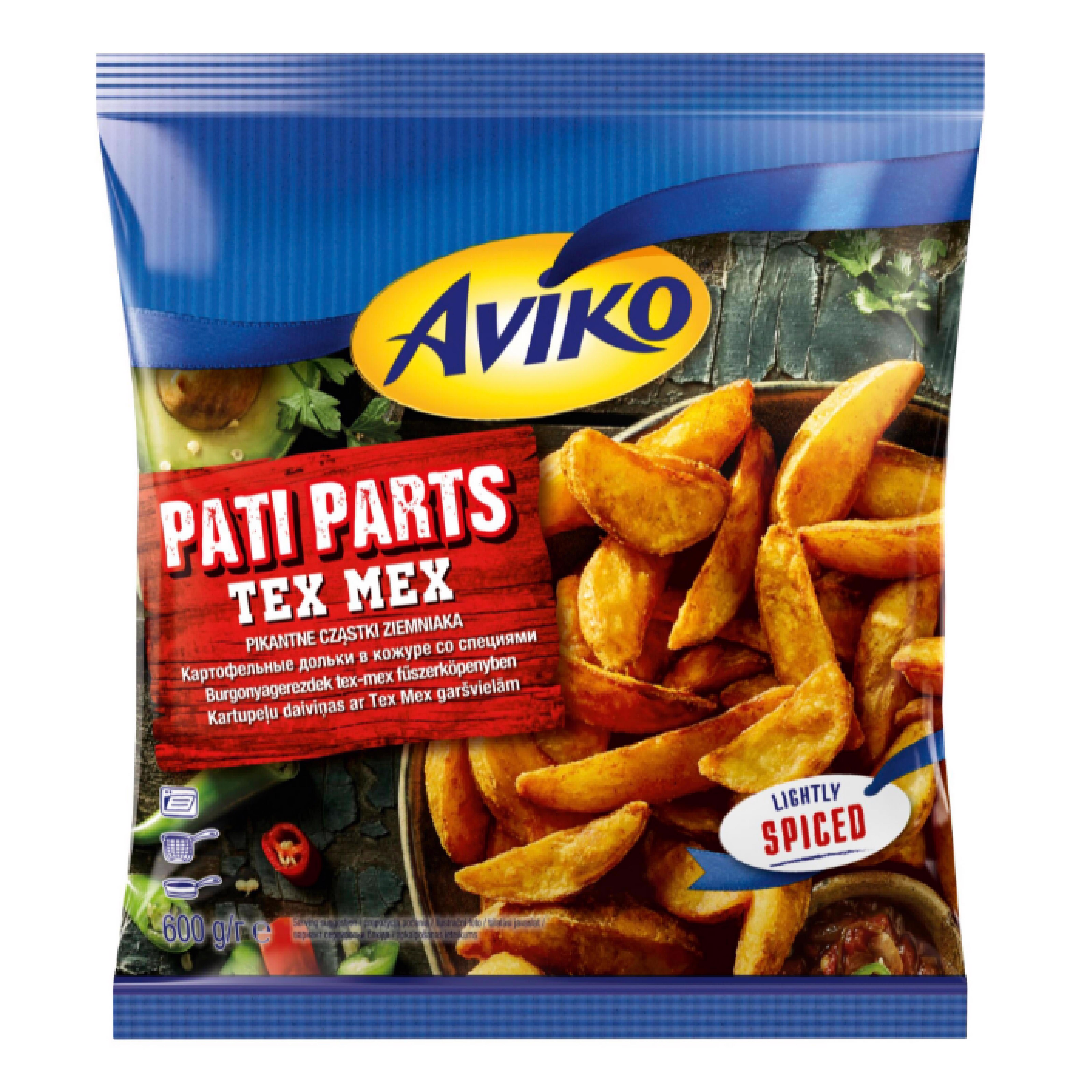 Šaldytos bulvių skiltelės AVIKO TEX MEX, 600 g