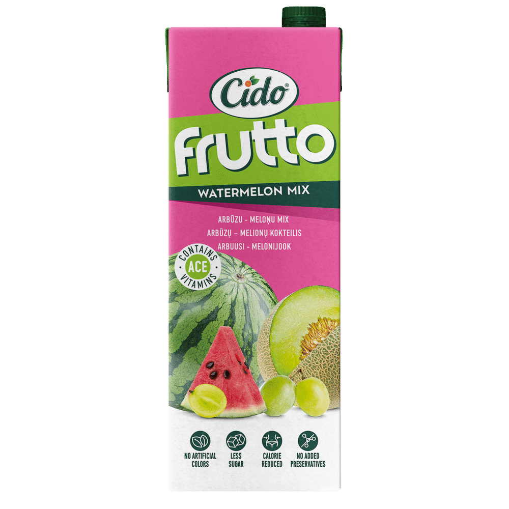 Arbūzų ir melionų sulčių gėrimas CIDO FRUTTO, 1.5 l