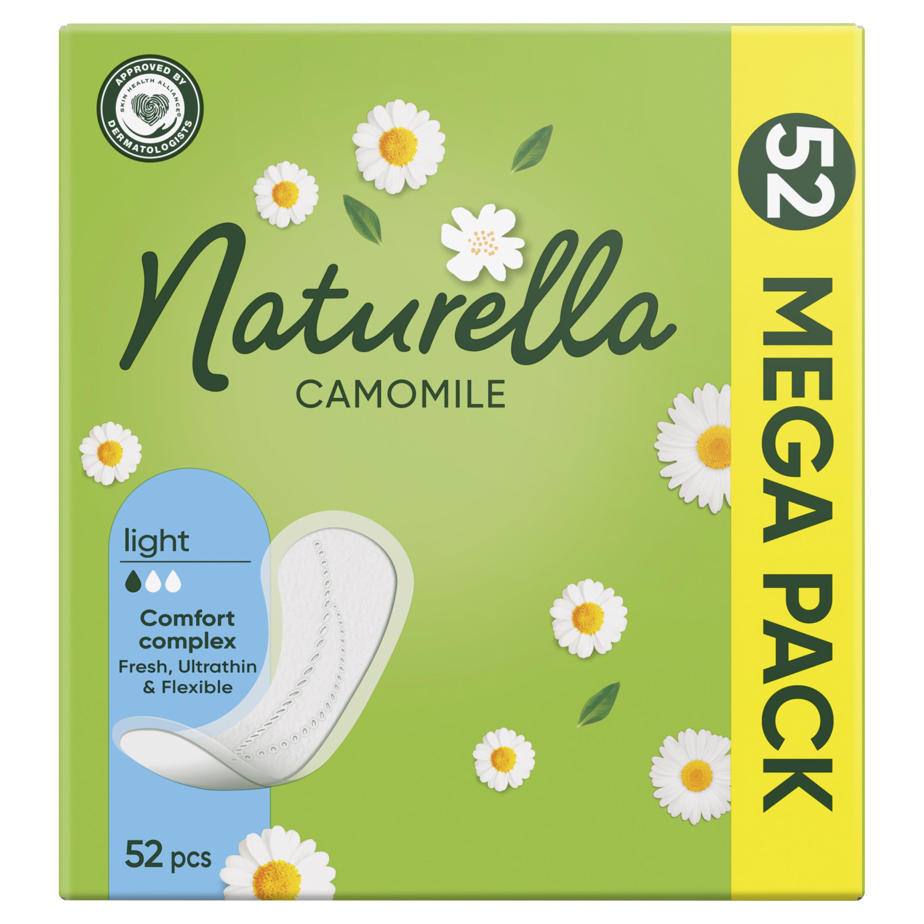 Higieniniai įklotai NATURELLA Camomile Light, 52 vnt.