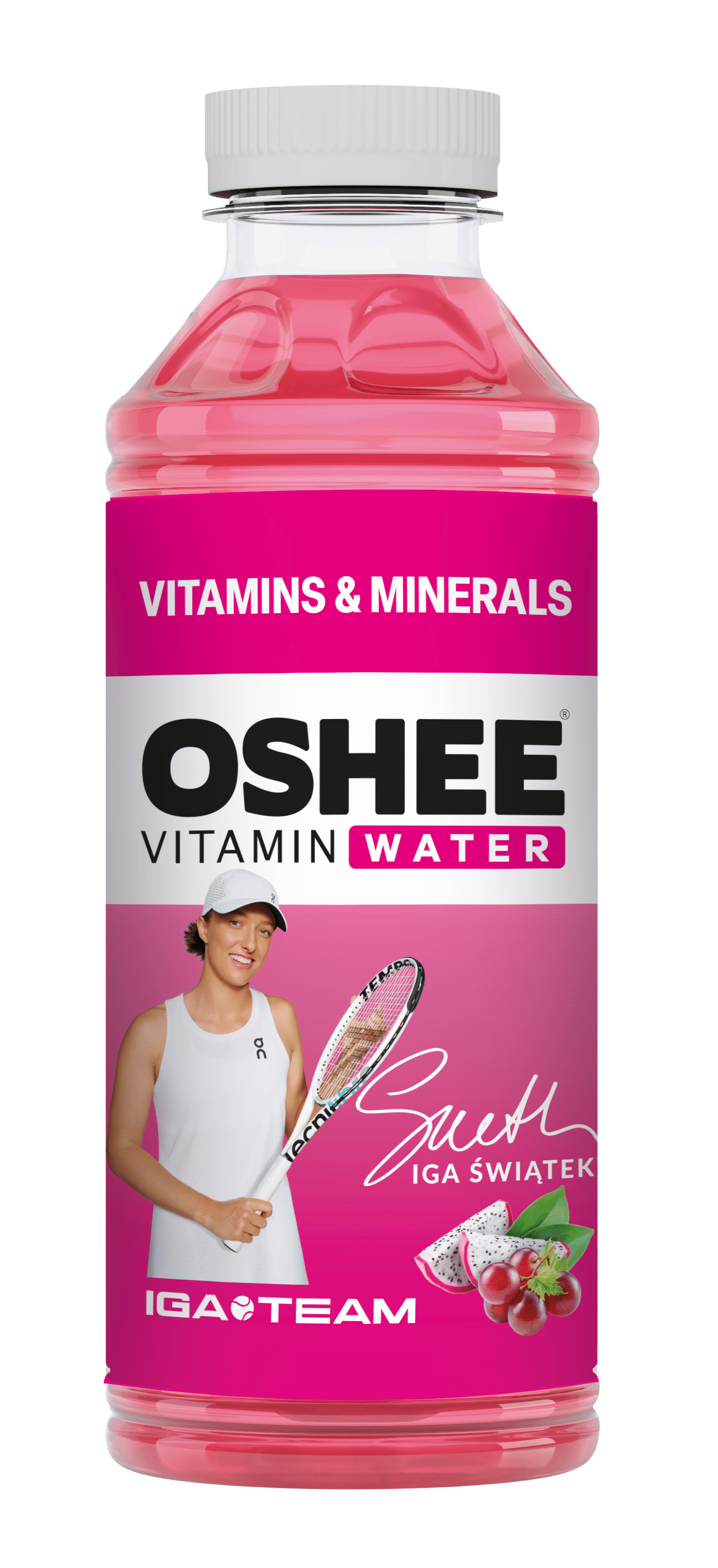 Negazuotas raudonųjų vynuogių,pitaja sk.gaivus.gėrimas OSHEE, 555 ml