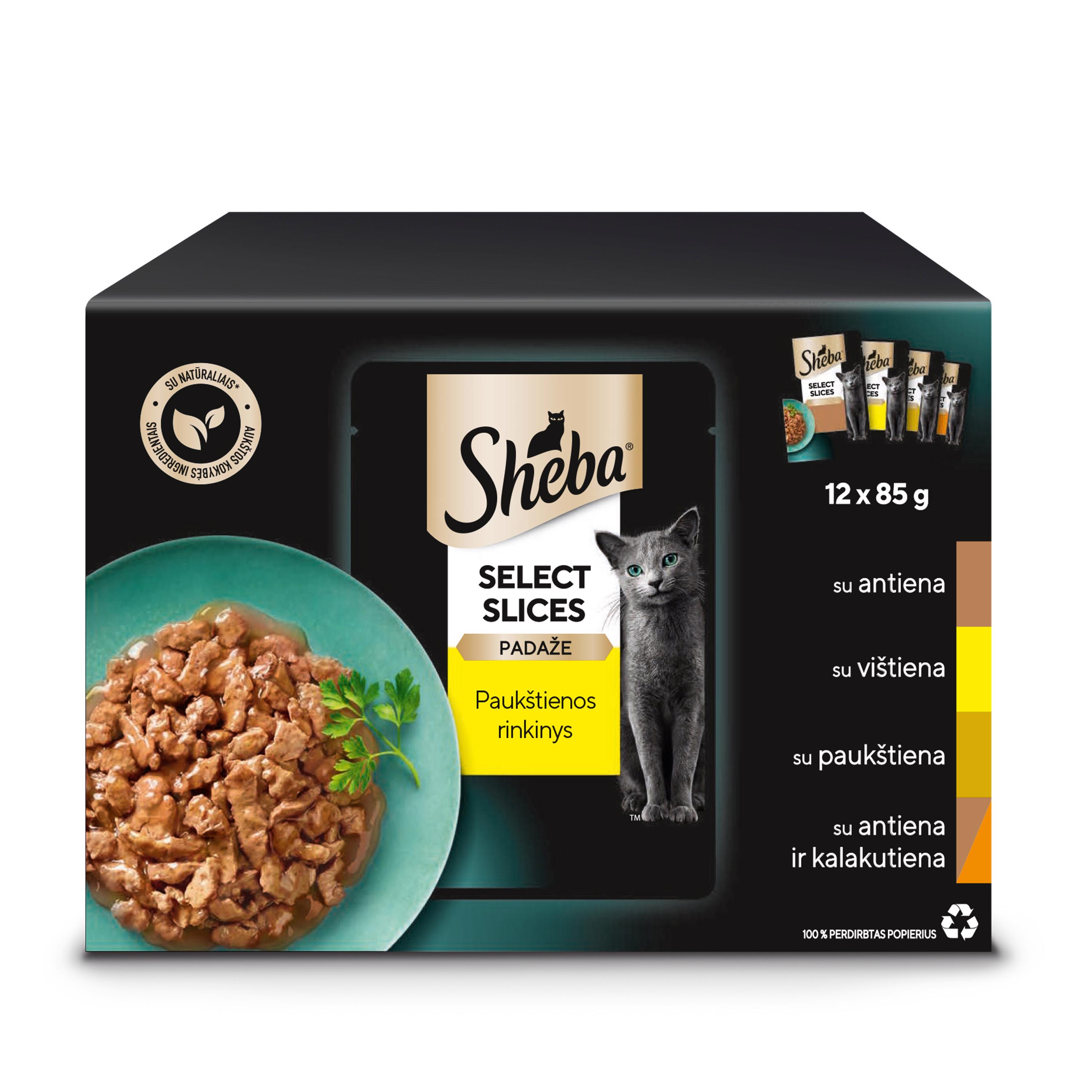 Kačių ėdalas su paukštiena SHEBA, 1.02 kg