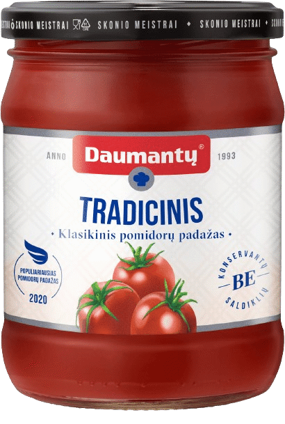 TRADICINIS DAUMANTŲ pomidorų padažas, 500 g