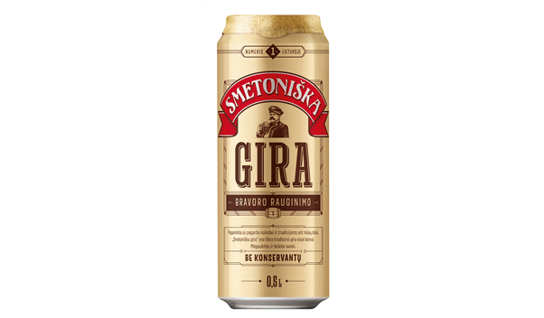 Natūraliai rauginta SMETONIŠKA gira, 500 ml