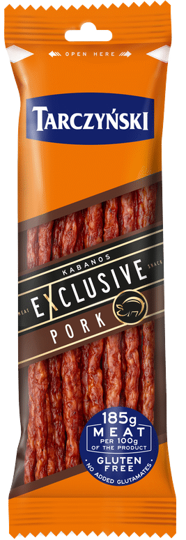K. r. dešrelės TARCZYNSKI KABANOSI su kiauliena, II r., 105 g
