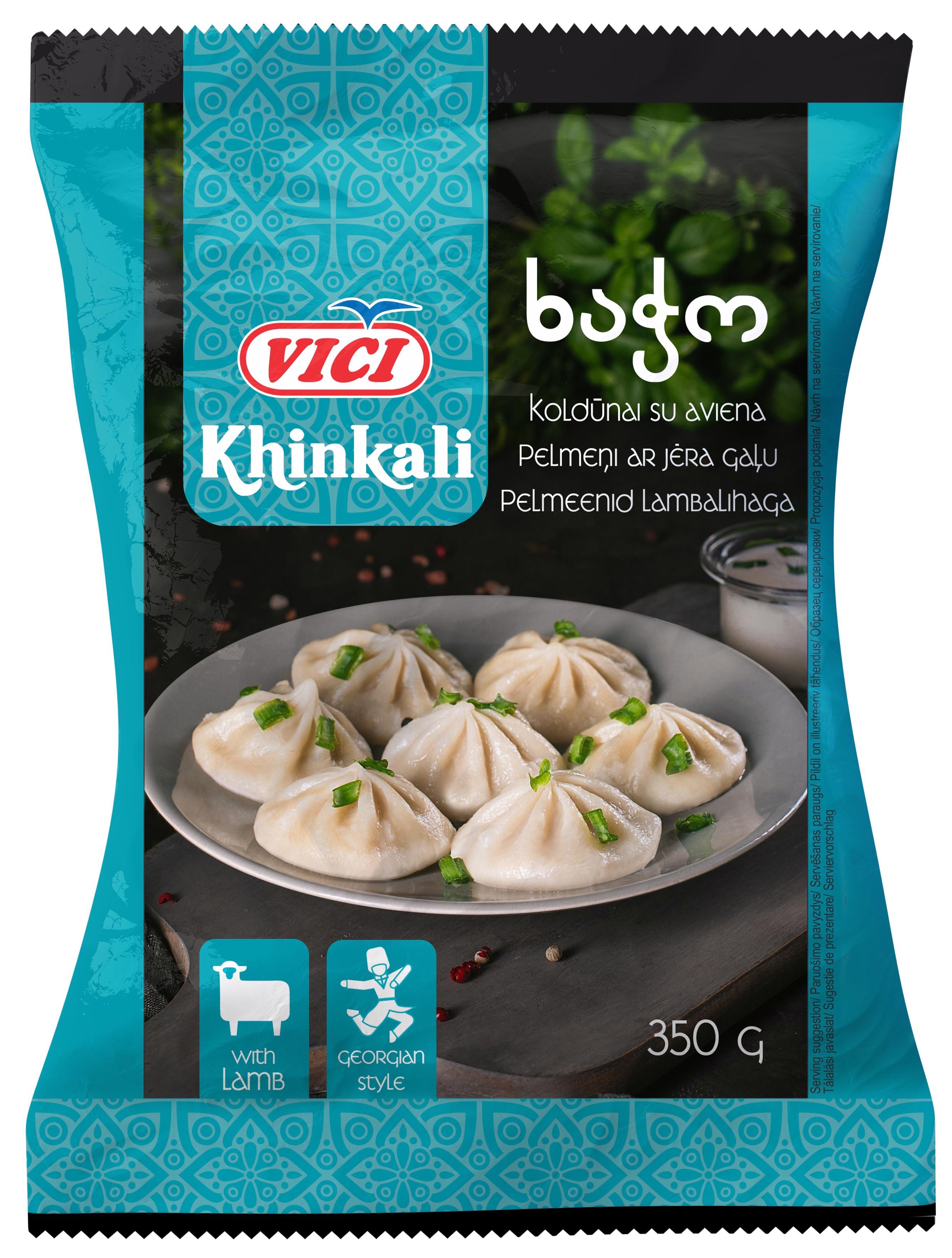 Šaldyti khinkaliai VICI su aviena, 350 g