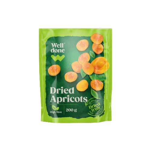 Džiovinti abrikosai WELL DONE, 200 g