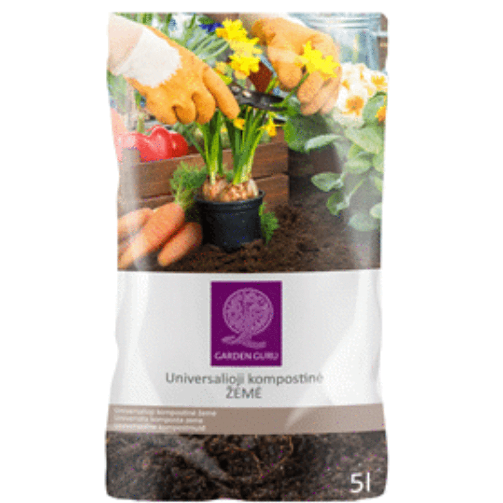 Universalusis kompostas GARDEN GURU, 5 l