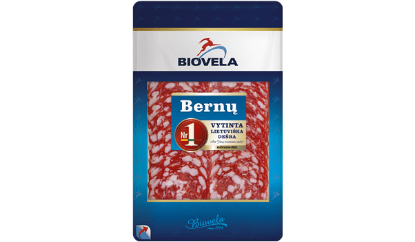 Vytinta pjaustyta BERNŲ dešra, a. r., 90 g