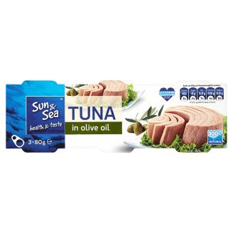 Tunai SUN&SEA alyvuogių aliejuje, 240 g