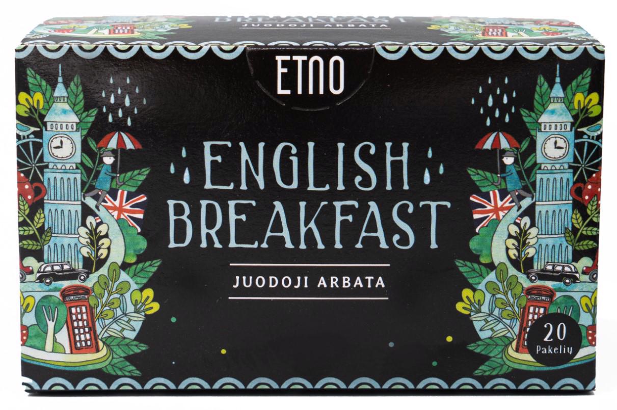 Juodoji arbata ETNO ENGLISH BREAKFAST, 40 g