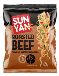 Greitai paruoš. makaronai SUN YAN (kepintos jautienos sk.), 65 g