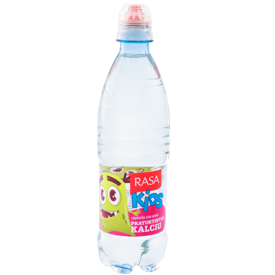 Negazuotas stalo vanduo RASA KIDS su kalciu, 500 ml