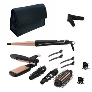 Rowenta Infinite Looks, 14in1, 190°, black/copper - Multistyler Item - CF4231