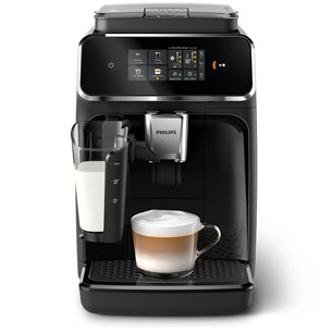 Philips LatteGo Series 2300, glossy black - Fully automatic espresso machine