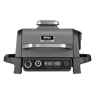 Ninja Woodfire, juodas - Elektrinis grilis ir rūkykla OG701EU