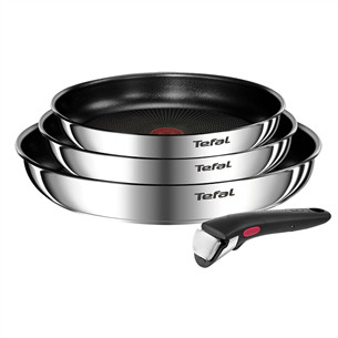 Tefal Ingenio Emotion, 4 dalių, 22/24/28 cm - Keptuvių rinkinys + rankena L897S474