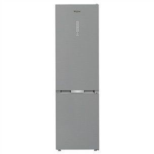 Whirlpool, NoFrost, 355 L, height 204 cm, stainless steel - Refrigerator