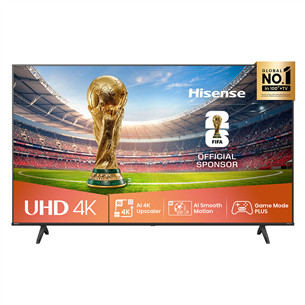 Hisense A6Q, 43'', 4K UHD, LED LCD, black - TV