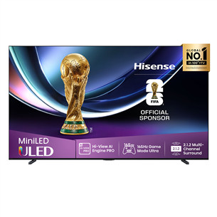 Hisense U7Q PRO, 100'', 4K UHD, ULED, Mini LED, black - TV