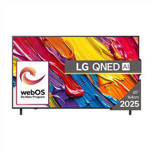 LG QNED82 AI, 65'', 4K UHD, QNED, black - TV