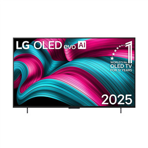 LG OLED evo AI C5, 42'', 4K UHD, OLED, black - TV