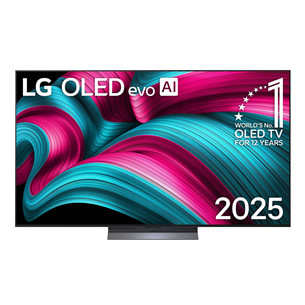 LG OLED evo AI C5, 65'', 4K UHD, OLED, black - TV