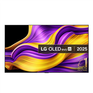 LG OLED evo AI G5, 77'', 4K UHD, OLED, black - TV