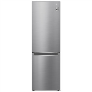 LG, NatureFRESH, 341 L, height 186 cm, silver - Refrigerator
