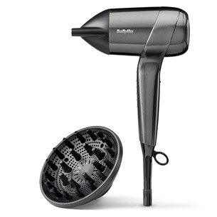 BaByliss Titanium Shine, 1600 W, pilkas - Plaukų džiovintuvas D6200DE