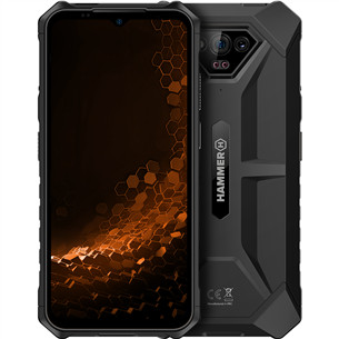 HAMMER Iron V, 6GB, 64GB, juodas - Išmanusis telefonas TEL000912