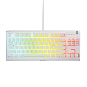 SteelSeries Apex 3 TKL, US, white - Keyboard