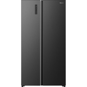 Hisense, Total No Frost, 544 L, height 179 cm, black - SBS Refrigerator