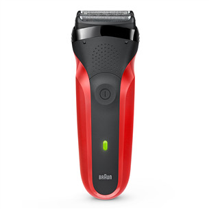 Braun Series 3, black/red - Shaver Item - 300SRED
