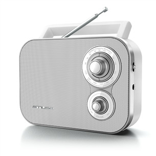 Muse M-051RW, FM, veikia su baterija, baltas - Nešiojamasis radijas M-051RW