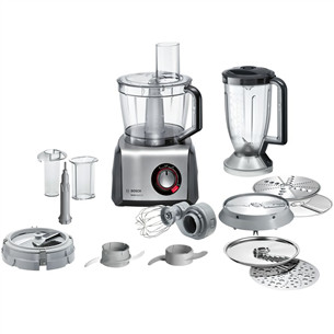 Bosch MultiTalent 8, 3.9 L/1.5 L, 1250 W, grey - Food processor Item - MC812M865