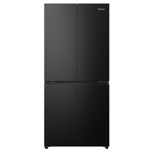 Hisense, Cross Door, No Frost, 483 L, height 179 cm, black - SBS Refrigerator