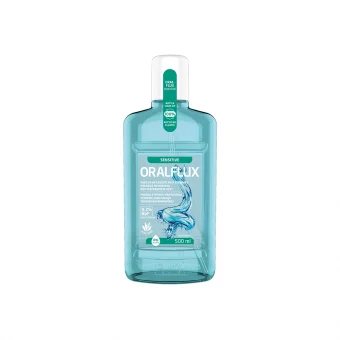 ORALFLUX, burnos skalavimo skystis, Sensitive, 500 ml