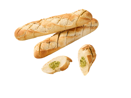 Prancūziško stiliaus batonas su česnakais