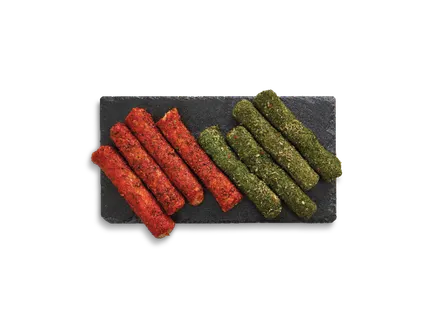 Kebabas žolelių arba aštriame marinate