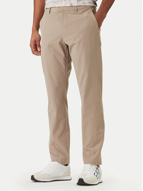 EA7 Emporio Armani Medžiaginės kelnės · Smėlio