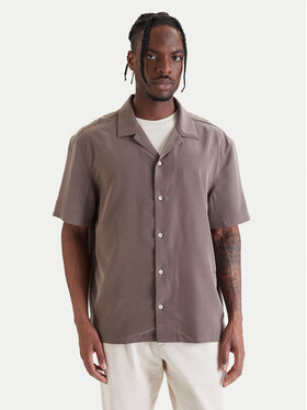 Calvin Klein Marškiniai · Ruda · Relaxed Fit