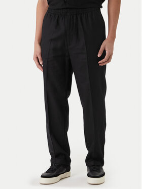 Calvin Klein Medžiaginės kelnės · Juoda · Regular Fit