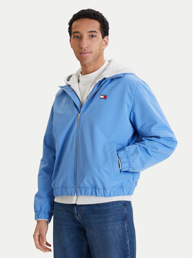 Tommy Jeans Demisezoninė striukė · Mėlyna