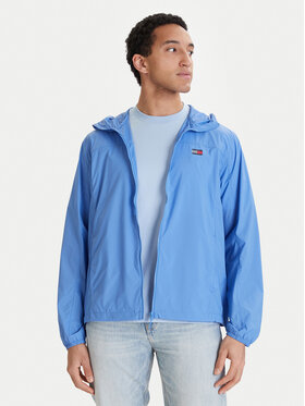 Tommy Jeans Demisezoninė striukė · Mėlyna