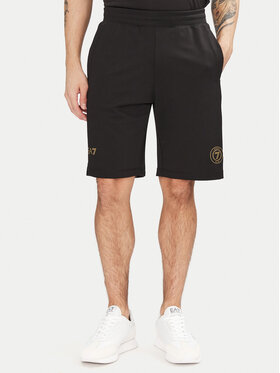 EA7 Emporio Armani Sportiniai šortai · Juoda