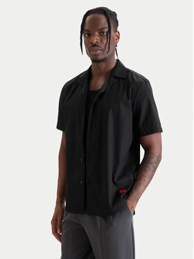 HUGO Marškiniai · Juoda · Relaxed Fit