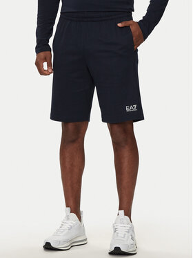 EA7 Emporio Armani Sportiniai šortai · Tamsiai mėlyna